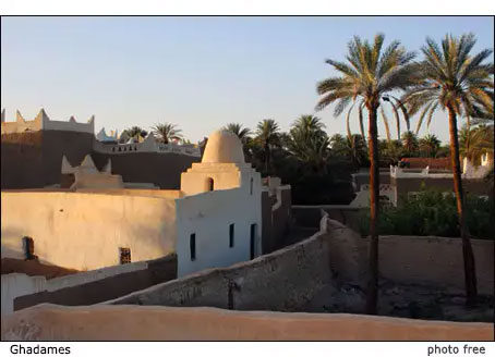 Ghadames, Libia, caldo estremo