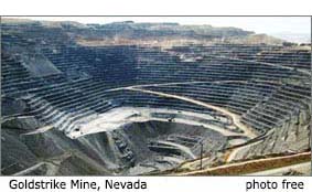 miniera d'oro Goldstrike Mine-Nevada