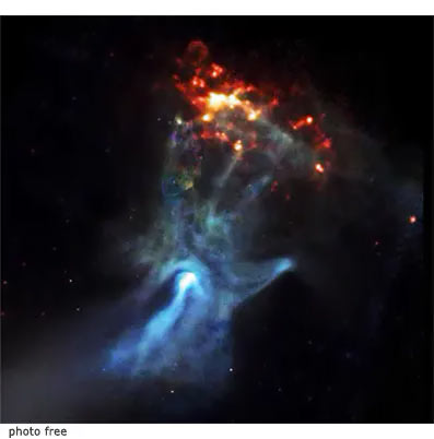 Una nebulosa chiamata La mano di Dio