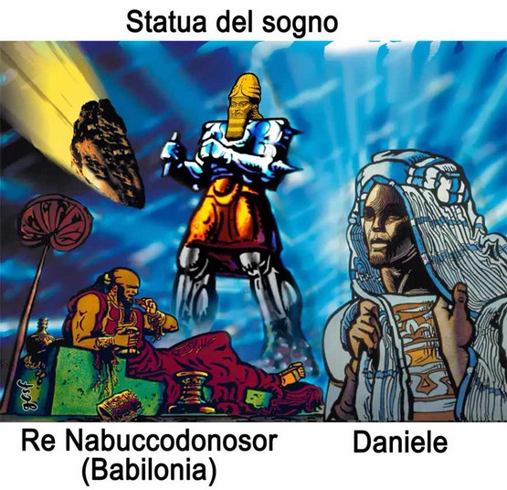 Il re Nabuccodonosor sogna una strana statua