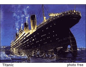 Il Titanic affonda