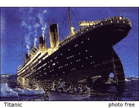 Titanic Il Titanic affonda