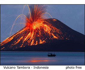 vulcano Tambora vulcano Tambora-Indonesia